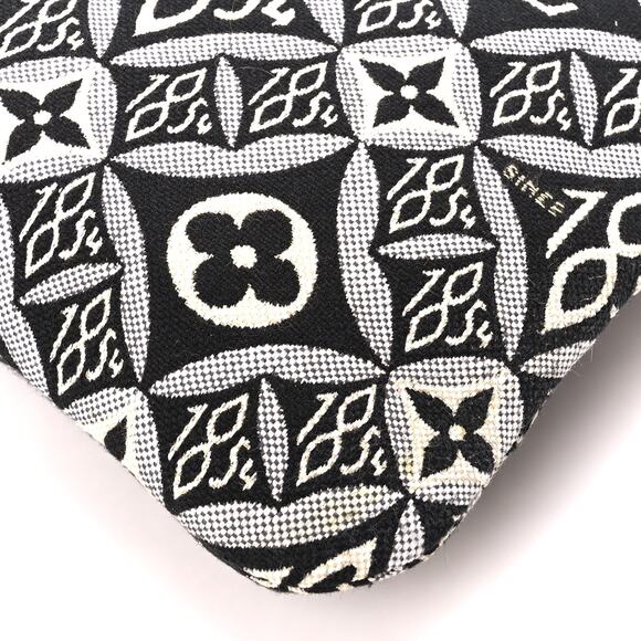 Louis Vuitton Pochette Bag Jacquard Since 1854 Monogram Neverfull clutch B&W LV - Picture 9 of 11